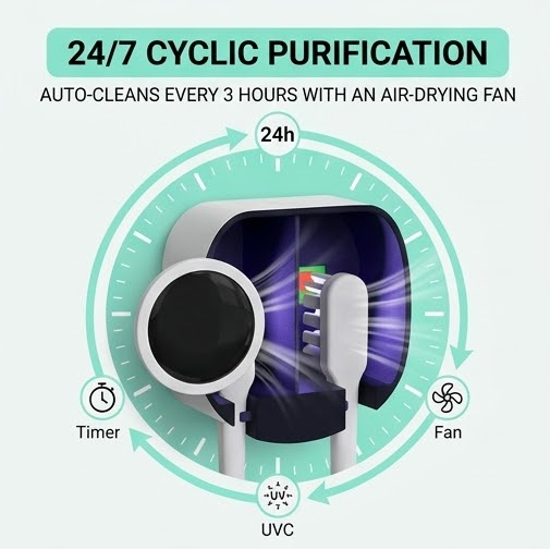 ZenBristle™ Auto-Sensor UVC Sterilizer